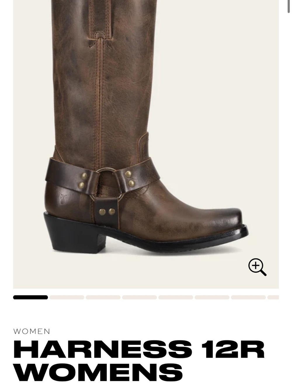 Frye Women's Harness 12R Boots in Brown